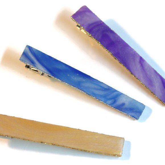 Sheer Color Trio Alligator Clips - Picture 6 of 6